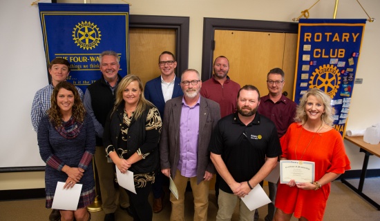 The original members of the Sylva Satellite Club